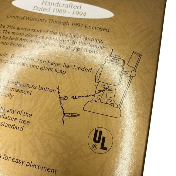 The Eagle Has Landed Hallmark Magic Keepsake Ornament - Picture 4 of 6